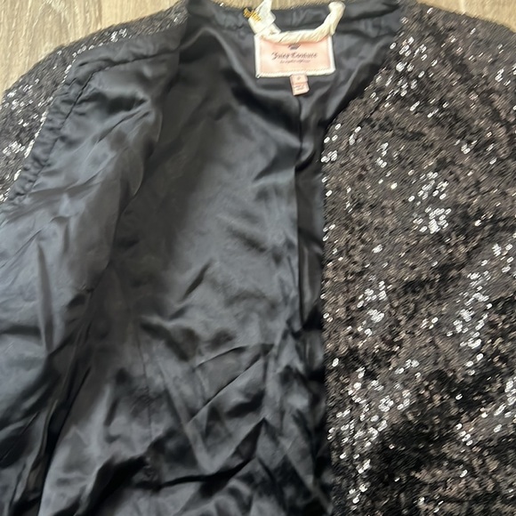 NWOT- WOMENs HOLIDAY / OCCASION SEQUIN BLAZER size S by Juicy Couture - Picture 3 of 8